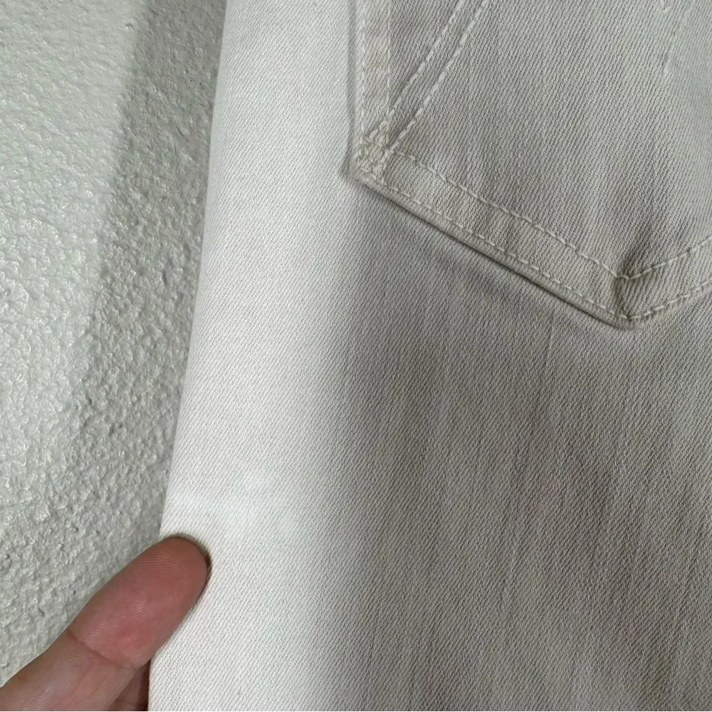 Mother High Waisted Looker Ankle Fray Pretty Just Strolled In The City Cream 27